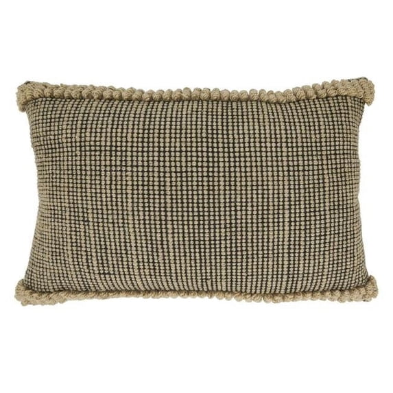Saro Lifestyle Rustic Charm Outdoor Down Filled Throw Pillow