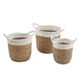 thumbnail image 1 of Saro Lifestyle Rustic Pandanus Woven Basket (Set of 3), 1 of 1