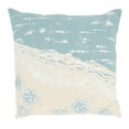 thumbnail image 1 of Saro Lifestyle Sandy Shores Sea Turtle Down Filled Throw Pillow, 1 of 3