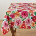 thumbnail image 1 of Saro Lifestyle Santa Monica Floral Design Tablecloth, 1 of 5