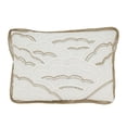 thumbnail image 1 of Saro Lifestyle Scallop Shell Serenity Down Filled Throw Pillow, 1 of 1
