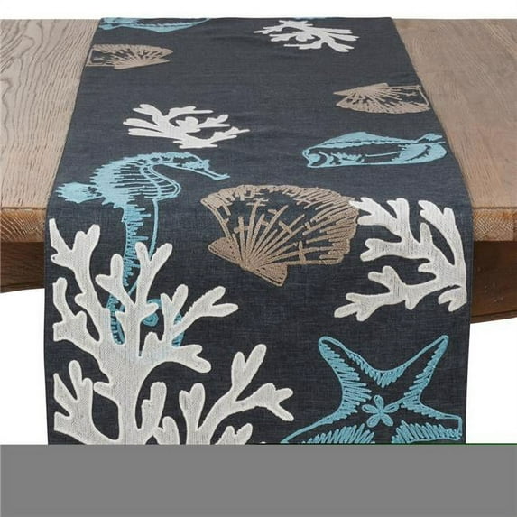 Saro Lifestyle Sea Design Table Runner