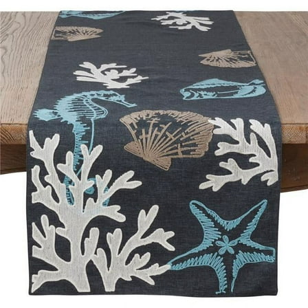 Saro Lifestyle Sea Design Table Runner