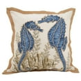 thumbnail image 1 of Saro Lifestyle Seahorse Down Filled Cotton Throw Pillow, 1 of 4