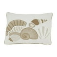 thumbnail image 1 of Saro Lifestyle Seashell Serenade Throw Pillow Cover, 1 of 1