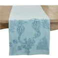 thumbnail image 1 of Saro Lifestyle Seashore Stonewashed Detail Table Runner, 1 of 3