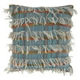 thumbnail image 1 of Saro Lifestyle Shaggy Striped Down Filled Throw Pillow, 1 of 1