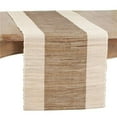 thumbnail image 1 of Saro Lifestyle Shimmering Banded Table Runner, 1 of 1