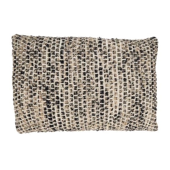 Saro Lifestyle Sleek Striped Poly Filled Throw Pillow
