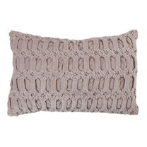 Saro Lifestyle Smocked Velvet Down Filled Throw Pillow