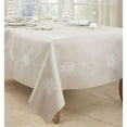 thumbnail image 1 of Saro Lifestyle Snowflake Design Tablecloth, 1 of 5