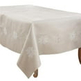 thumbnail image 1 of Saro Lifestyle Snowflake Design Tablecloth, 1 of 5