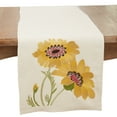 thumbnail image 1 of Saro Lifestyle Springtime Charm Embroidered Flowers Table Runner, 1 of 1