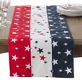 thumbnail image 1 of Saro Lifestyle Star Spangled Design Table Runner, 1 of 3