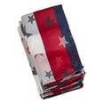 thumbnail image 1 of Saro Lifestyle Stars Design Checkered Table Napkin (Set of 4), 1 of 5