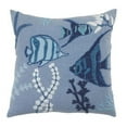 thumbnail image 1 of Saro Lifestyle Stonewashed Fish Down Filled Throw Pillow, 1 of 1