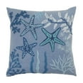 thumbnail image 1 of Saro Lifestyle Stonewashed Starfish Poly Filled Throw Pillow, 1 of 1