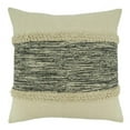thumbnail image 1 of Saro Lifestyle Stripe Chindi Throw Pillow Cover, 1 of 1