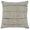 thumbnail image 1 of Saro Lifestyle Stripe Embroidered Block Print Throw Pillow Cover, 1 of 3
