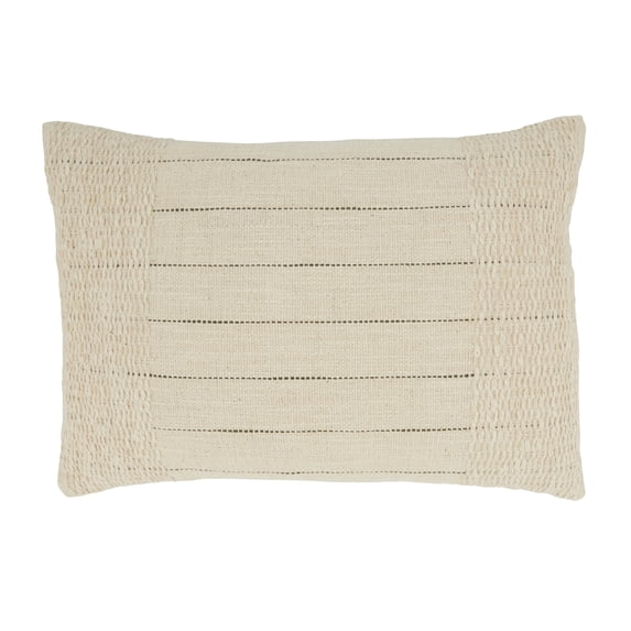 Saro Lifestyle Stripe Sophistication Throw Pillow Cover