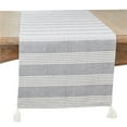 thumbnail image 1 of Saro Lifestyle Stripe Tassel Table Runner, 1 of 1