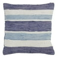 thumbnail image 1 of Saro Lifestyle Striped Chindi Down Filled Throw Pillow, 1 of 5