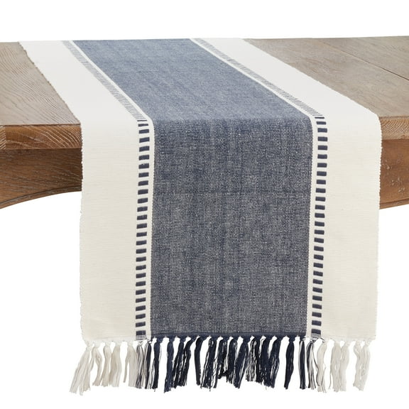 Saro Lifestyle Striped Design Table Runner