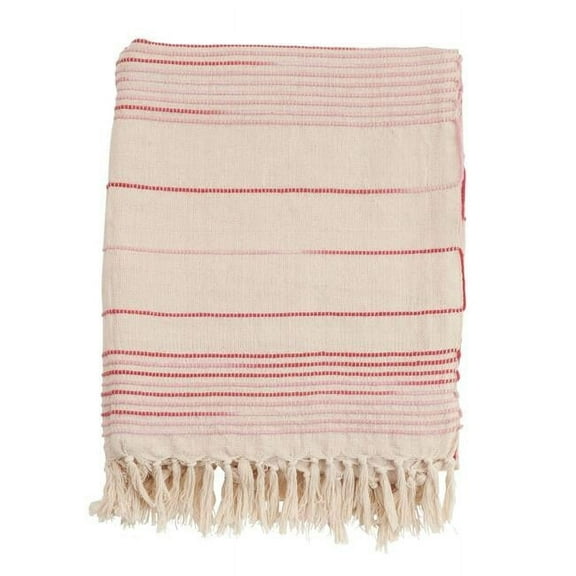 Saro Lifestyle Striped Design Throw Blanket