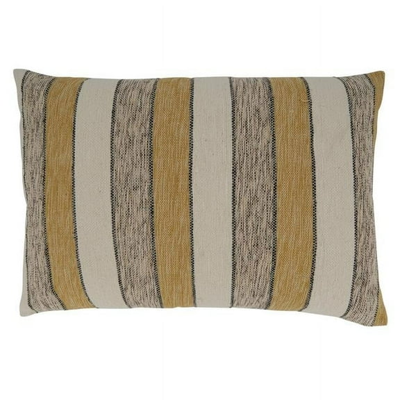Saro Lifestyle Striped Down Filled Throw Pillow