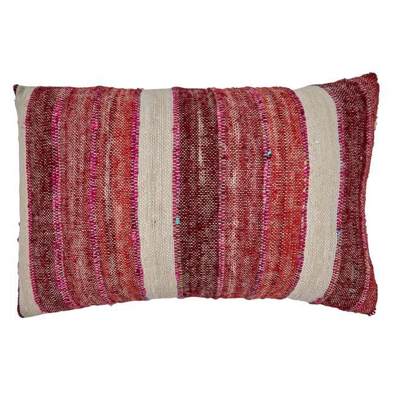 Saro Lifestyle Striped Down Filled Throw Pillow