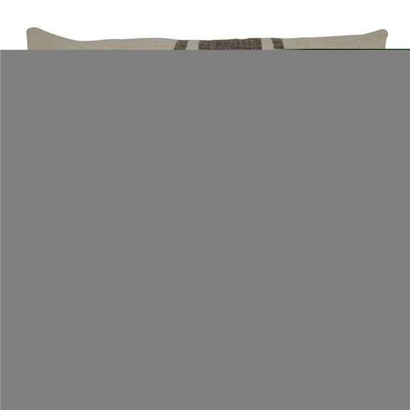 Saro Lifestyle Striped Tassel Throw Pillow Cover