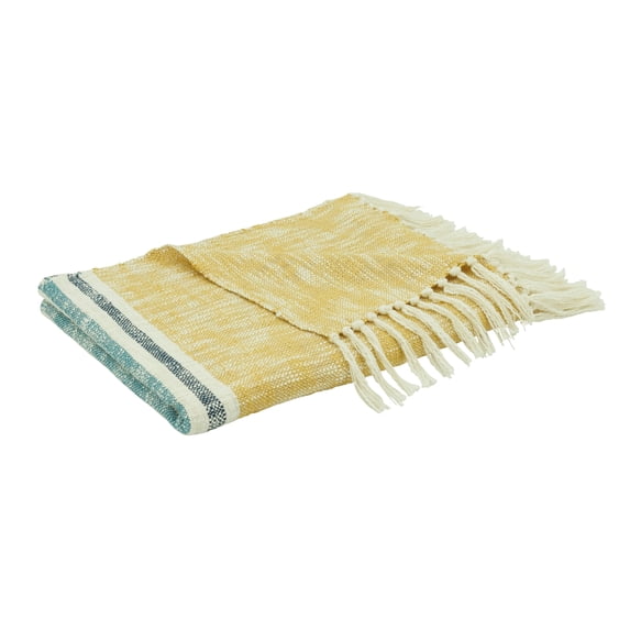 Saro Lifestyle Striped Throw Blanket