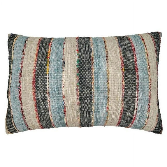 Saro Lifestyle Striped Down Filled Throw Pillow
