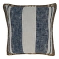 thumbnail image 1 of Saro Lifestyle Striped Whipstitch Poly Filled Throw Pillow, 1 of 1