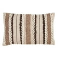 thumbnail image 1 of Saro Lifestyle Striped Woven Design Poly Filled Throw Pillow, 1 of 1