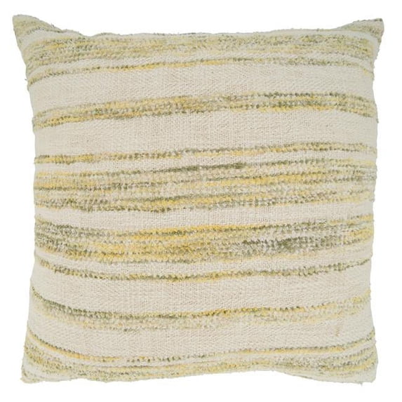 Saro Lifestyle Striped Woven Poly Filled Throw Pillow