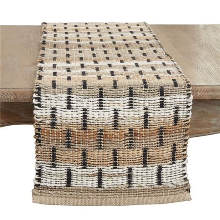 Saro Lifestyle Tailored Stripe Table Runner