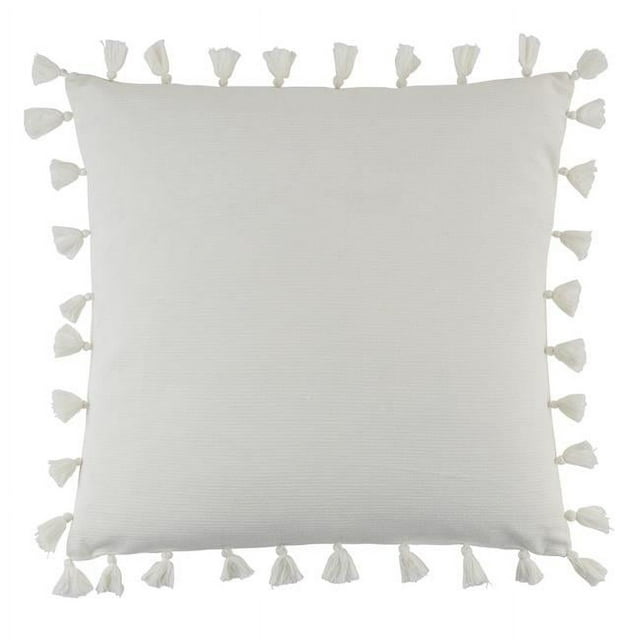 Saro Lifestyle Tassel Poly Filled Throw Pillow