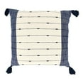 thumbnail image 1 of Saro Lifestyle Tassel Trim Stripe Throw Pillow, 1 of 5