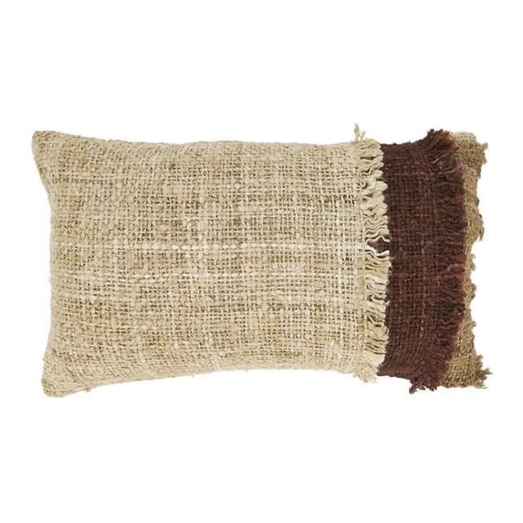 Saro Lifestyle Textured Pillow Cover with Layered Elegance
