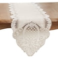 thumbnail image 1 of Saro Lifestyle Timeless Beauty Embroidered Lace Table Runner, 1 of 1