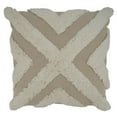 thumbnail image 1 of Saro Lifestyle Tufted Cross Throw Pillow Cover, 1 of 1