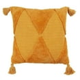 thumbnail image 1 of Saro Lifestyle Tufted Diamond Tassel Down Filled Throw Pillow, 1 of 1