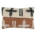 thumbnail image 1 of Saro Lifestyle Two-Tone Design Printed and Embroidered Down Filled Throw Pillow, 1 of 1