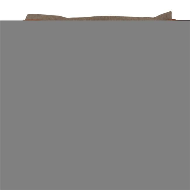 Rustic Rust Velvet Square Throw Pillow with Down Blend Filling, 27"