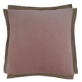 thumbnail image 1 of Saro Lifestyle Velvet Flange Throw Pillow Cover, 1 of 1