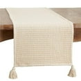 thumbnail image 1 of Saro Lifestyle Waffle Weave Table Runner, 1 of 1