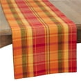 thumbnail image 1 of Saro Lifestyle Warm Plaid Design Table Runner, 1 of 4