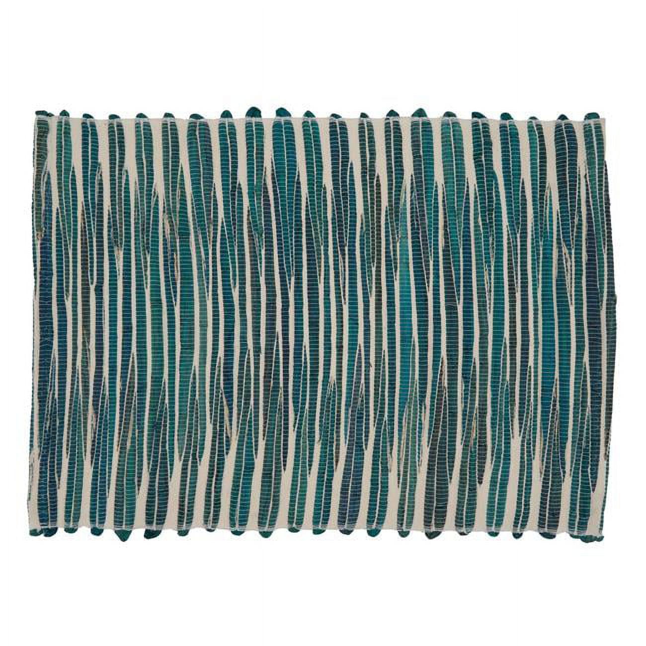 Turquoise Water Hyacinth Rectangular Placemats Set of 4