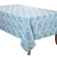 thumbnail image 1 of Saro Lifestyle Watercolor Chevron Design Tablecloth, 1 of 1